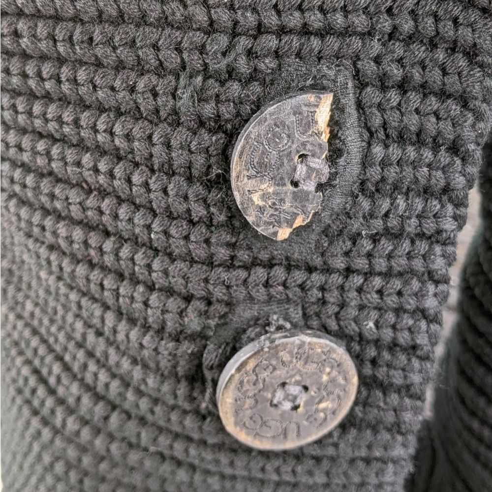 UGG® Classic Cardy Button Detailed Knit Boots - Picture 6 of 11